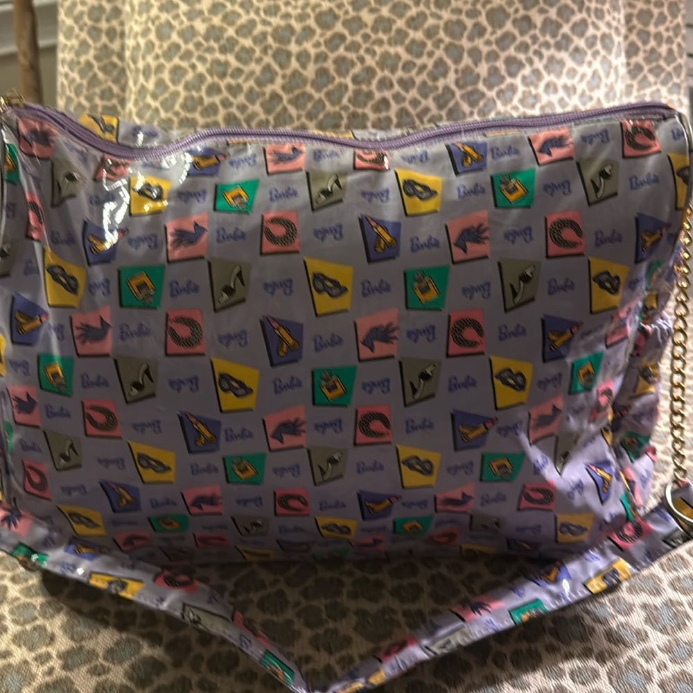 Barbie big vinyl diaper bag